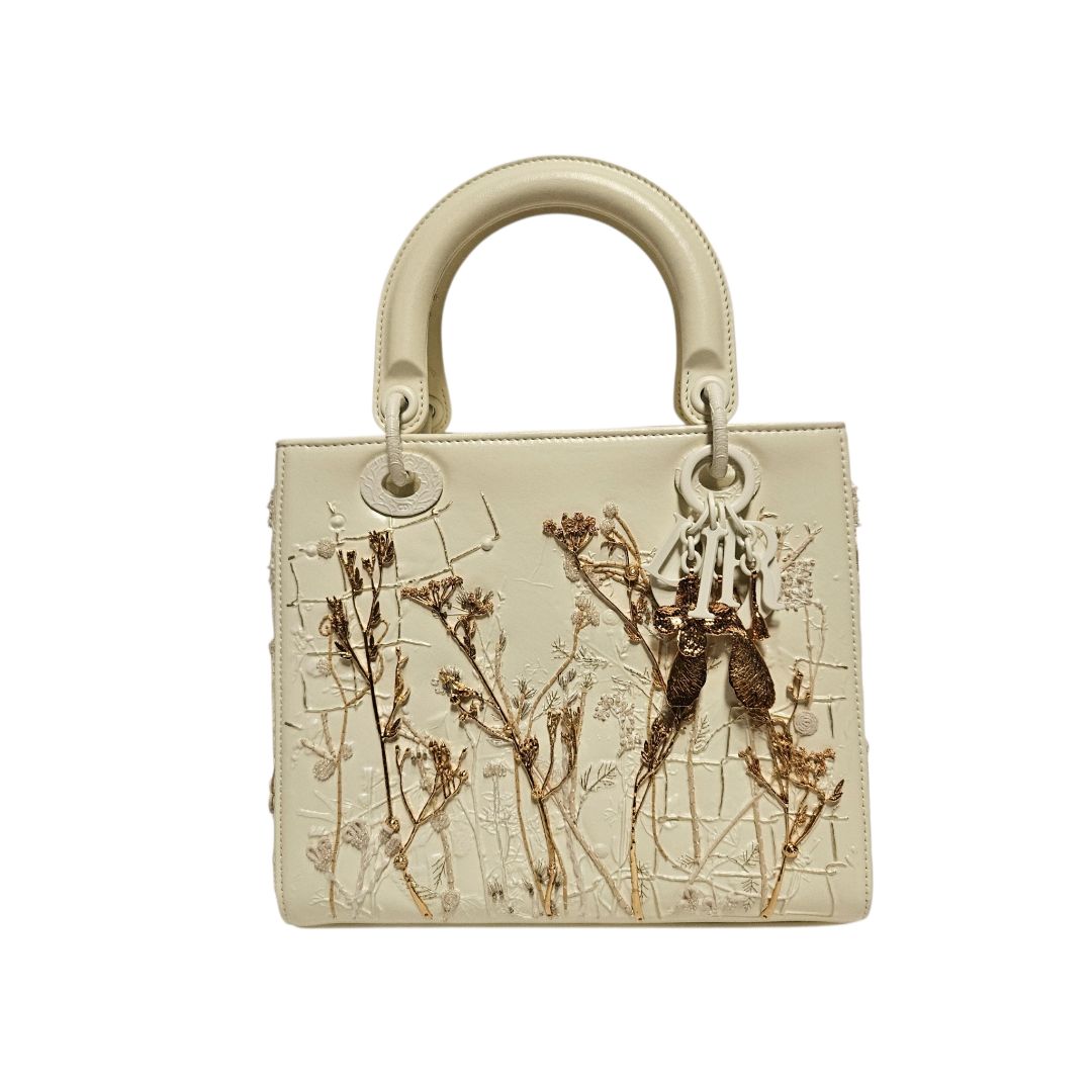 Dior Lady Art9 Medium Embroidered Vegan Leather Bag (1 of 8 worldwide) designed by Duy Anh Nhan Duc