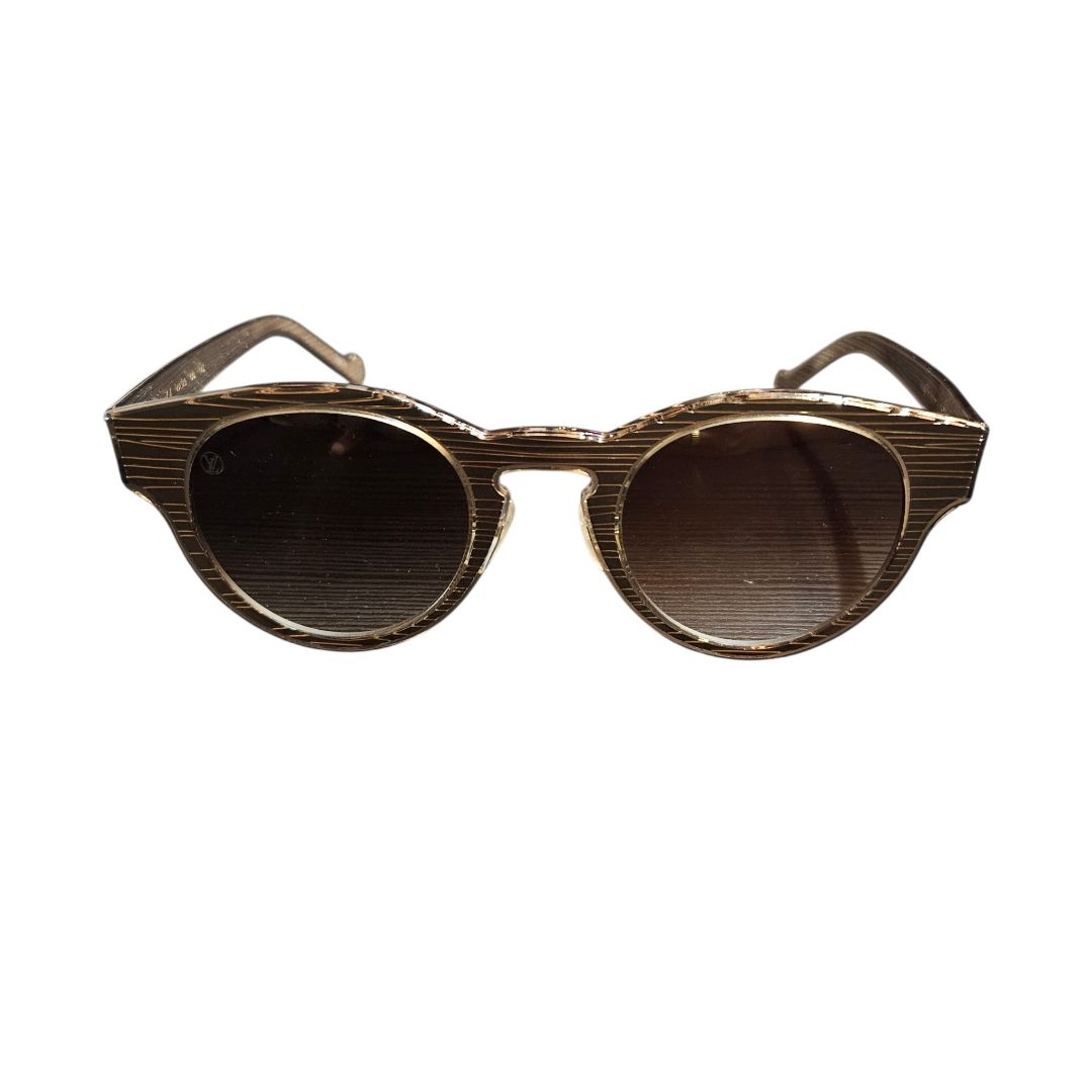 نظارات شمسية مستديرة Rosalie من لويس فويتون بإطار من الأسيتات ونقشة إيبي My Monogram