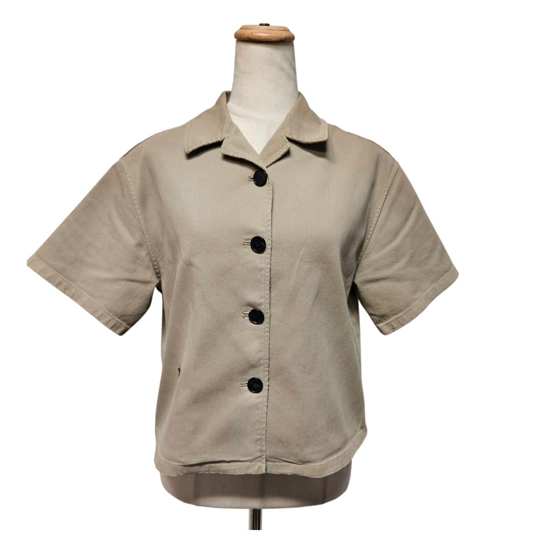 Christian Dior SS22 Beige Denim Cargo Shirt