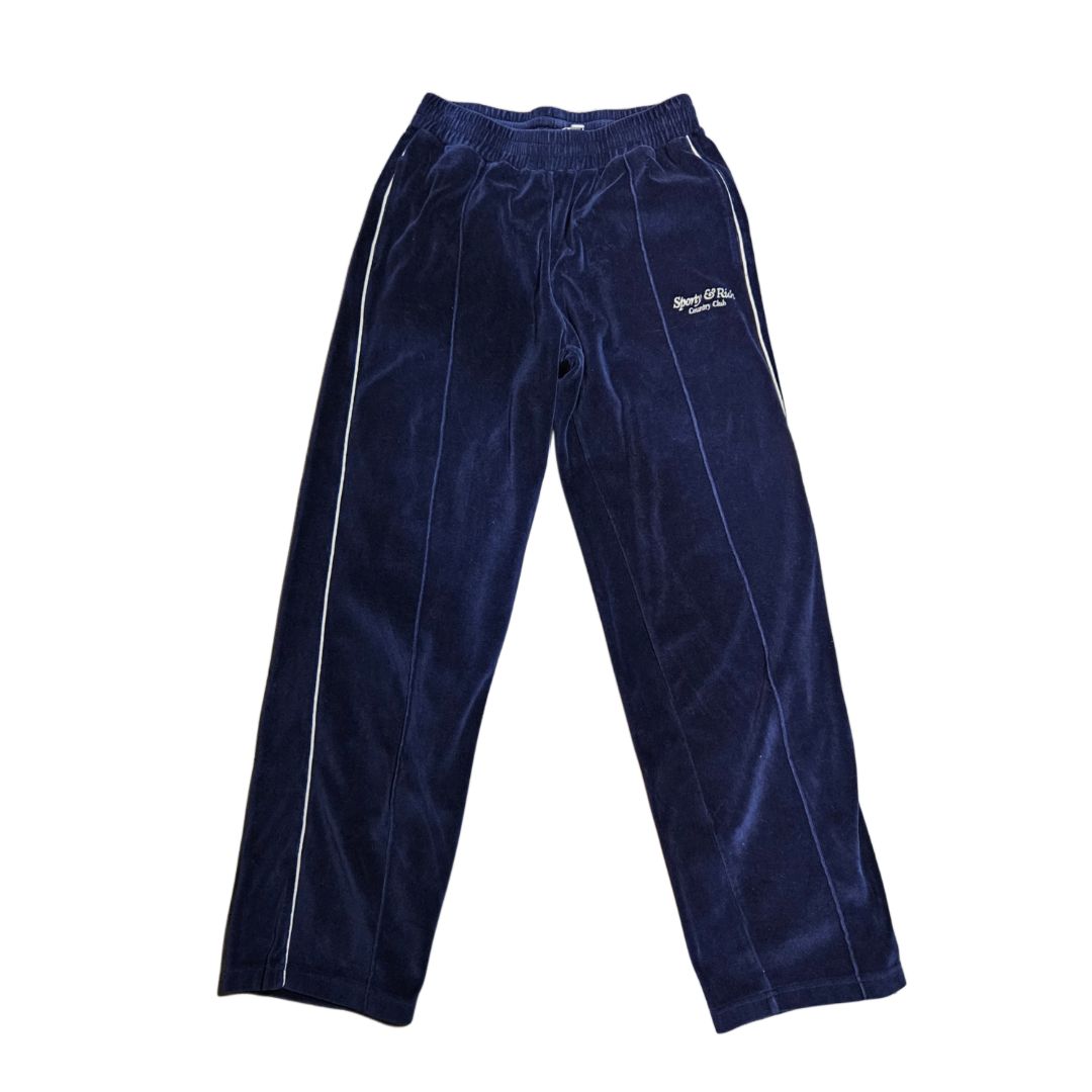 Sporty & Rich Navy Blue Sweatpants