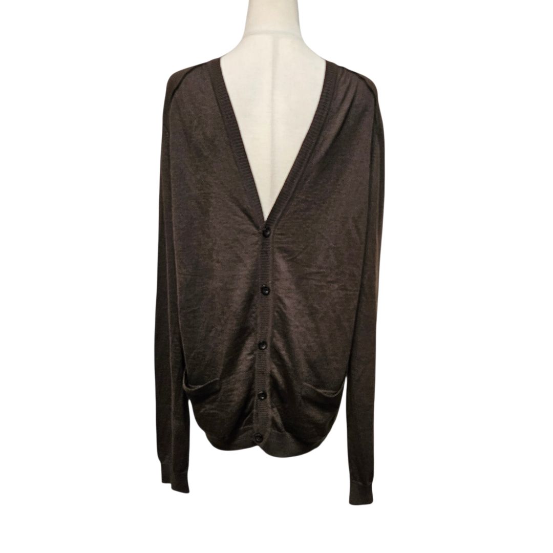 Lanvin x H&M Brown Button Down Mens Cardigan