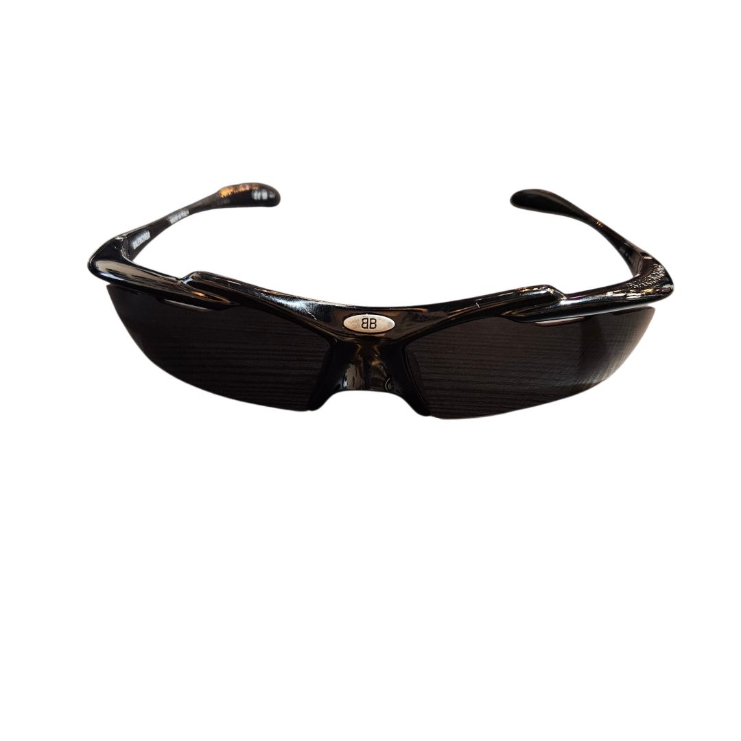 Balenciaga Black Turbo D-Frame Rectangle Sunglasses