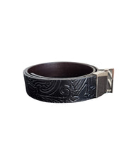Etro Black Leather Belt