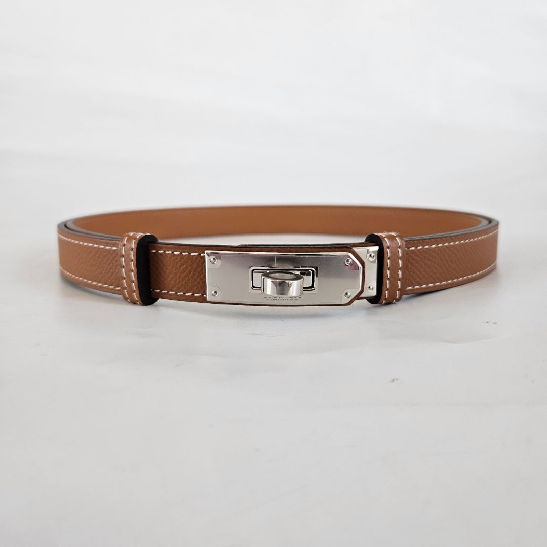 Hermès Kelly Belt Gold Epsom leather with PHW