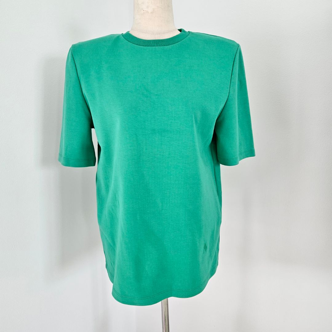Attico padded Bella T-shirt in Heavy Jersey