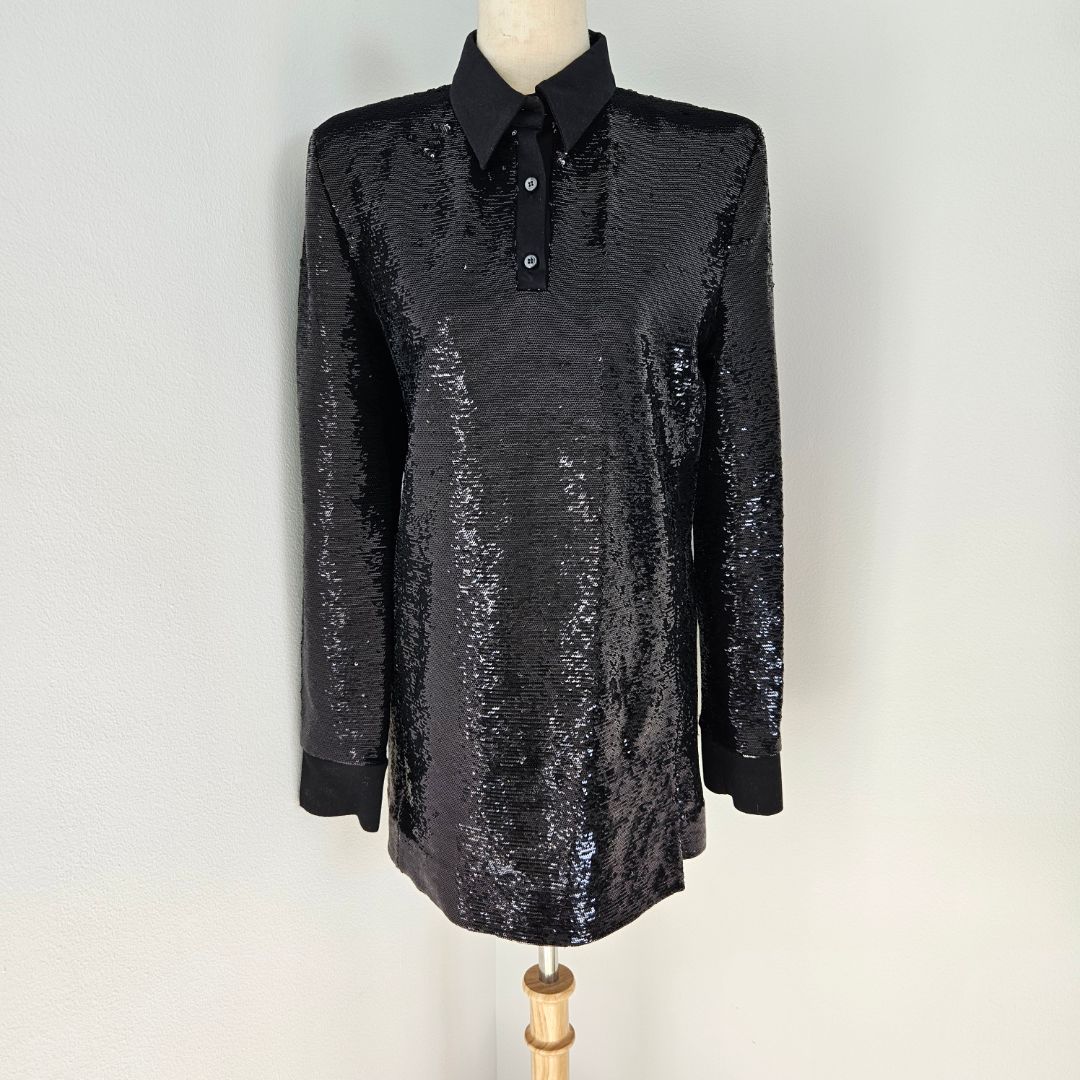 attico sequin mini dress Attico sequin-embellished mini dress - BOPF
