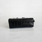 Saint Laurent Toy Sac De Jour Bag in Crocodile Embossed Leather