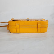 Goyard Belvedere MM Yellow Crossbody Bag