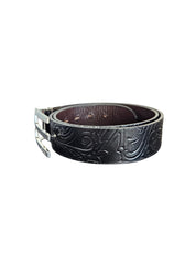 Etro Black Leather Belt