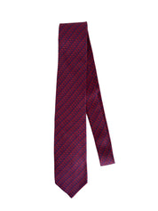 Hermes Multicolor Abstract Rope Print Neck Tie Accessories