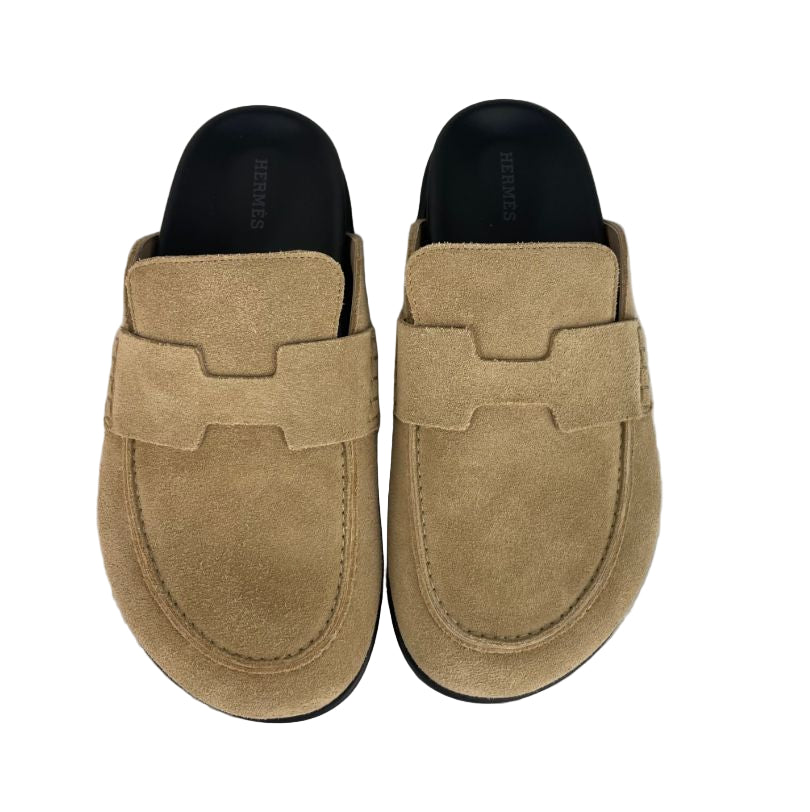 Hermès Go Mule Suede, Beige size 37.5
