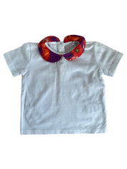 Dolce & Gabbana Purple, Red Floral Print Two Piece Swet For Children