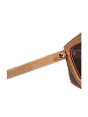 Fendi Feel Beige Square Sunglasses