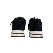 Loro Piana Dark Grey/Black Weekend Walk Canvas & Suede Sneaker