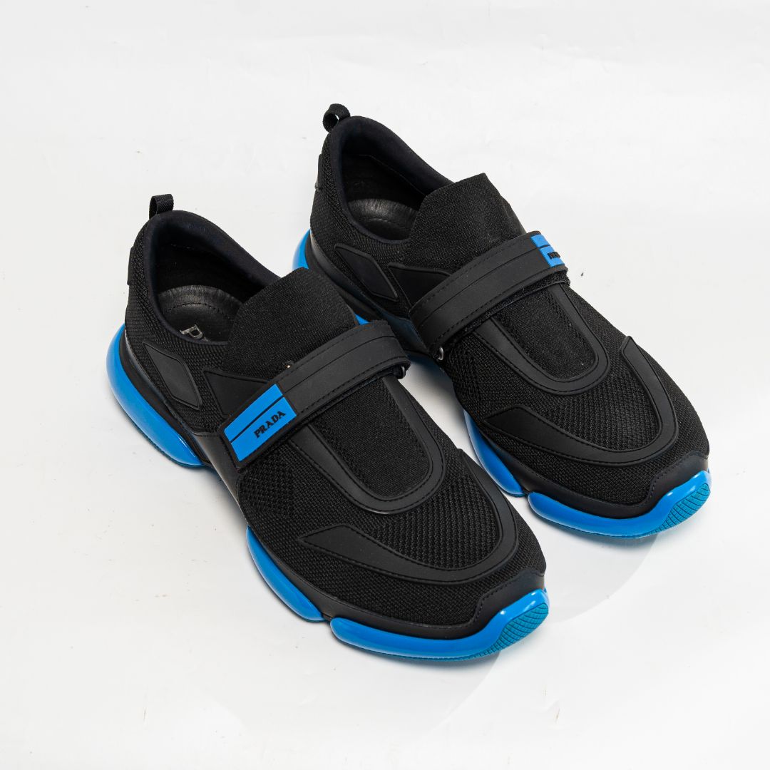 Prada cloudbust black and blue best sale