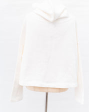 Maje x Sailor Moon White Printed Crop Hoodie