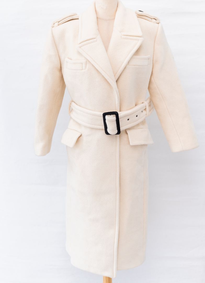 Saint Laurent Beige Wool Jacket - BOPF | Business of