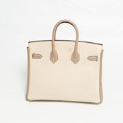 Hermès Birkin 25 HSS in Nata/Gris Tourterelle GHW