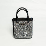 Prada Small satin tote bag with crystals