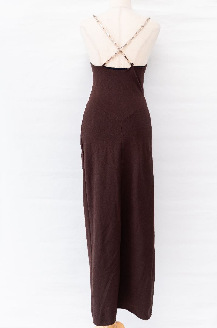The Attico Fujiko Chain-strap Jersey Slip Dress - BOPF | Business of Preloved Fashion The Attico Fujiko Chain-strap Jersey Slip Dress - BOPF | Business of Preloved Fashion