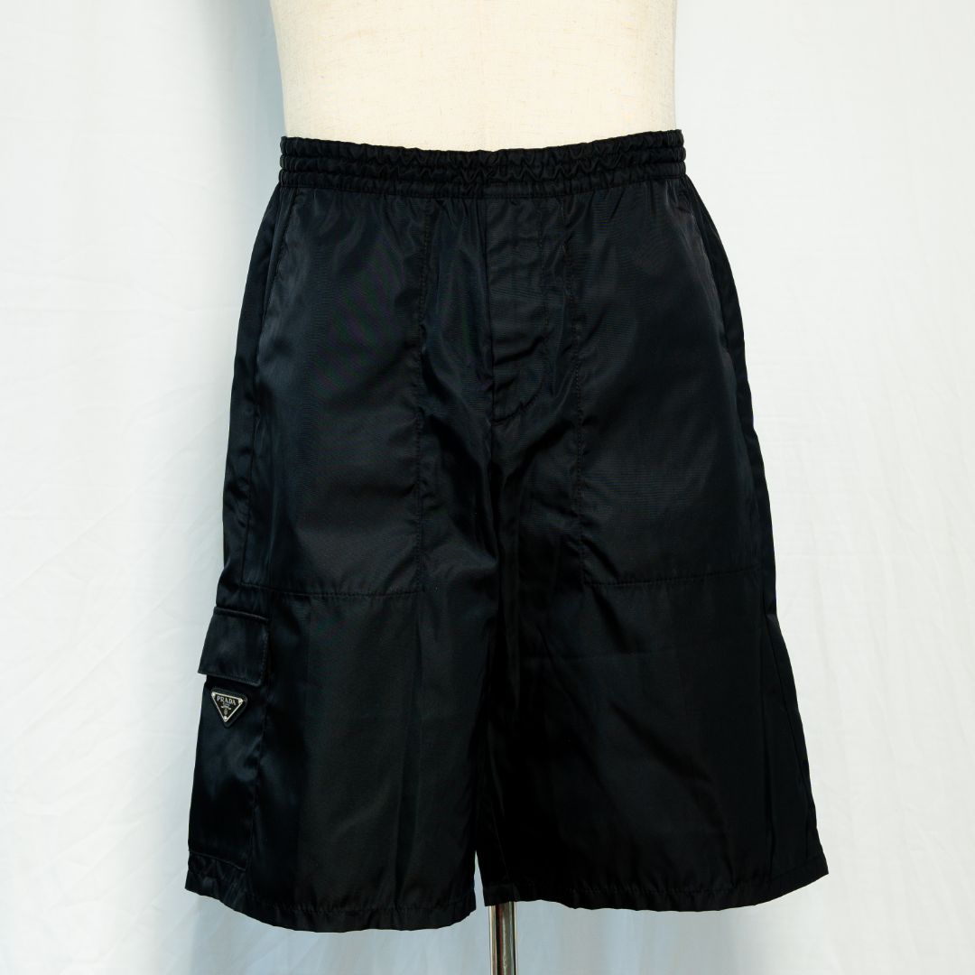 Prada Re-Nylon Black Mens Shorts - BOPF | Business of Preloved Fashion