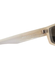Off-white Cream Square Frame Sunglasses