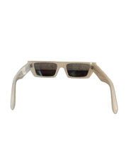 Off-white Cream Square Frame Sunglasses