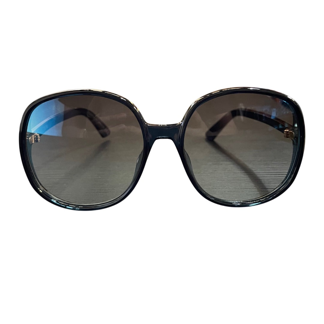 Christian Dior Navy Blue D-Doll R1U Oversized Round Frame Sunglasses