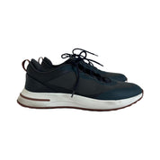 Loro Piana Navy Weekend Walk Canvas & Suede Sneaker