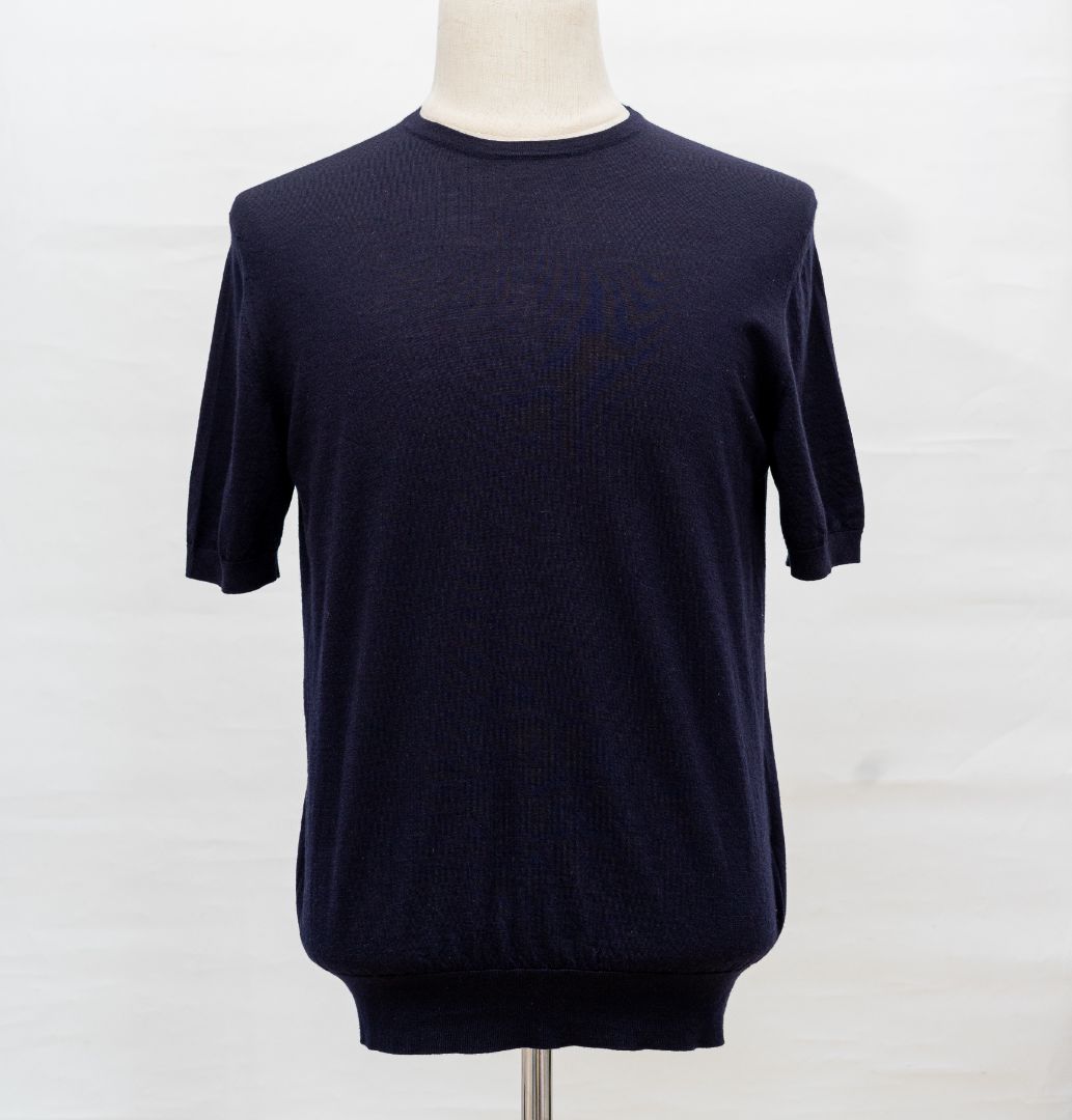 Prada Crew Neck Men's Wool T-shirt