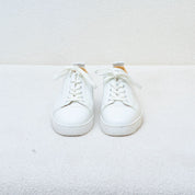 Christian Louboutin Rantulow white leather lace up sneakers, 42