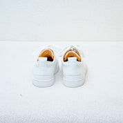 Christian Louboutin Rantulow white leather lace up sneakers, 42