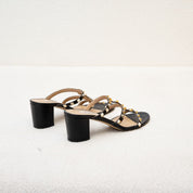 Valentino Rockstud Cage Sandal Heels, 38