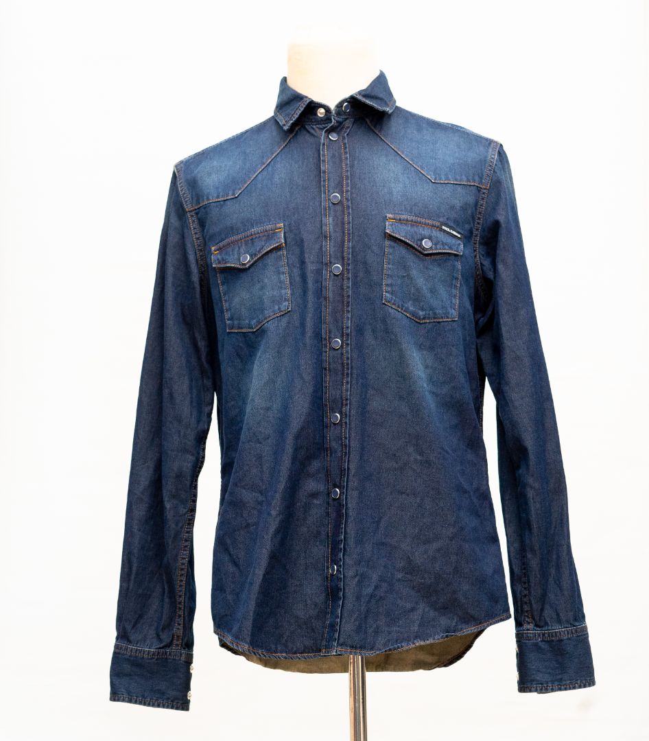 D&g store denim shirt