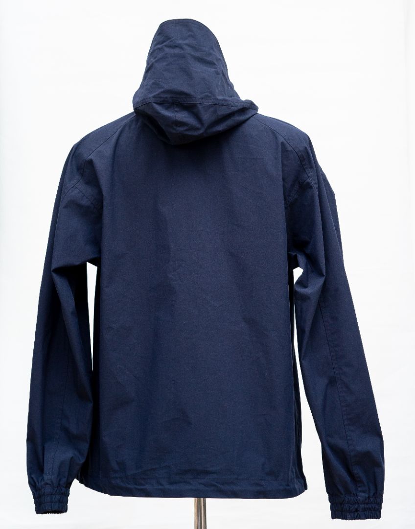 Loro Piana Navy Hooded Rain Jacket