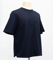Hermes Navy Crew Neck Cotton T-shirt