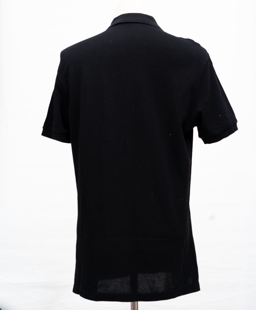 Fendi Black Shirt with Black Crystal Detail