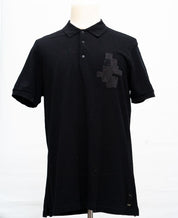 Fendi Black Shirt with Black Crystal Detail