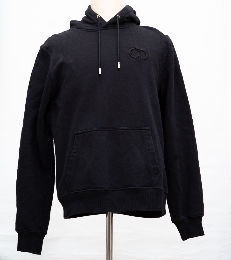 Dior CD Icon Black Men’s Hoodie, XXL