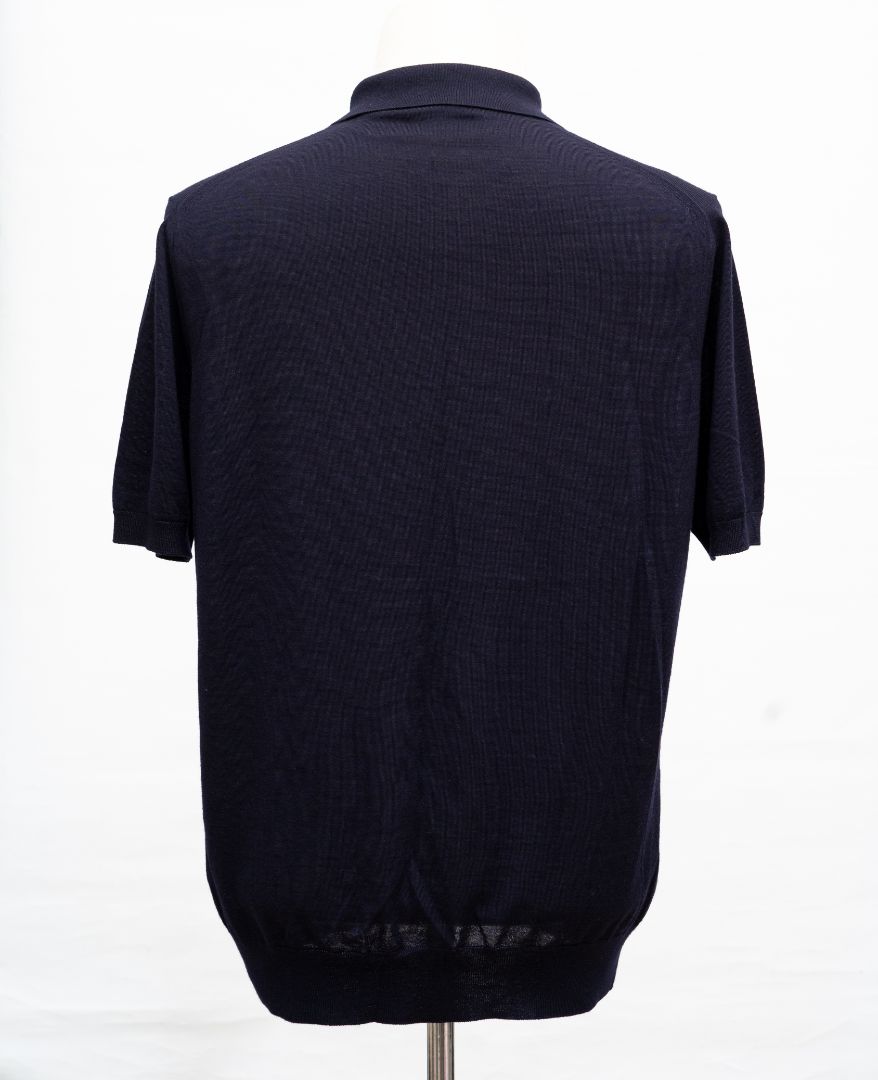 Prada Navy Wool Polo