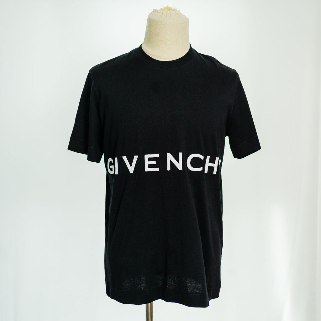 Givenchy Black Logo T Shirt for Men - BOPF | Business of Preloved