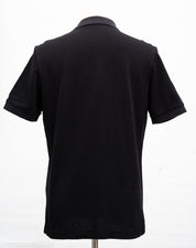 Dior black cotton CD embroidered men's polo shirt