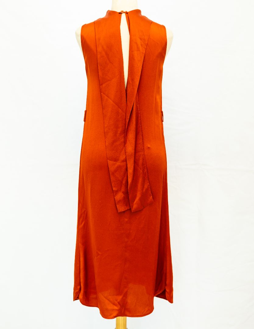 Gucci Bronze Sleeveless Flowy Dress