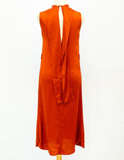 Gucci Bronze Sleeveless Flowy Dress
