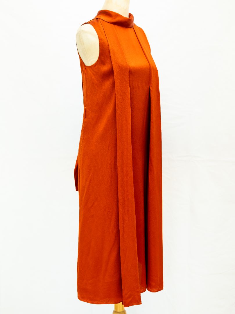 Gucci Bronze Sleeveless Flowy Dress