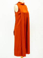 Gucci Bronze Sleeveless Flowy Dress