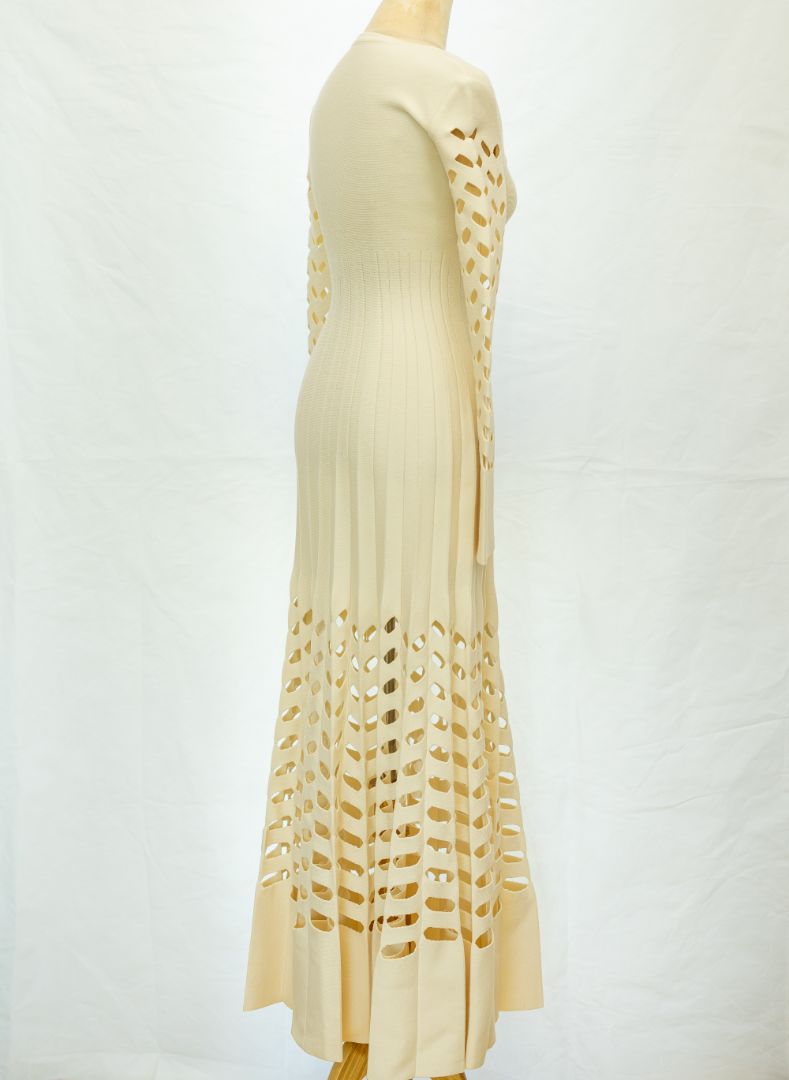 alaia white cut out dress White Maxi Dress - Alaia Maxi Dress - Ivory