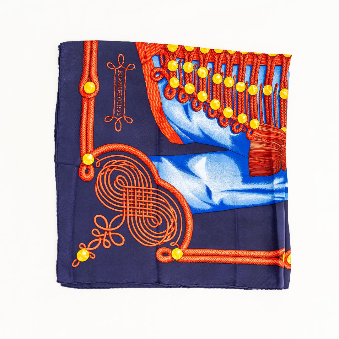 Hermès "Brandebourgs" Carré 90 Scarf