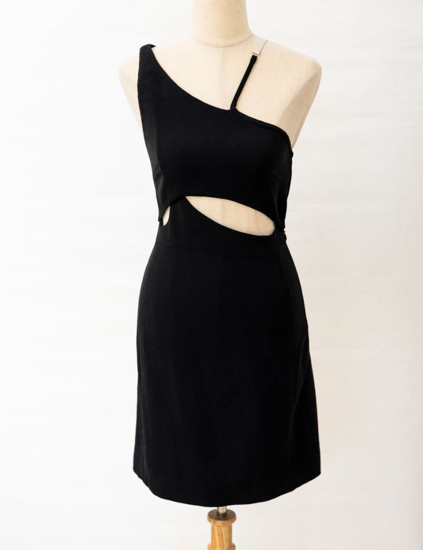 Givenchy Black Asymmetric Cocktail Dress - BOPF | Business of Preloved  Fashion