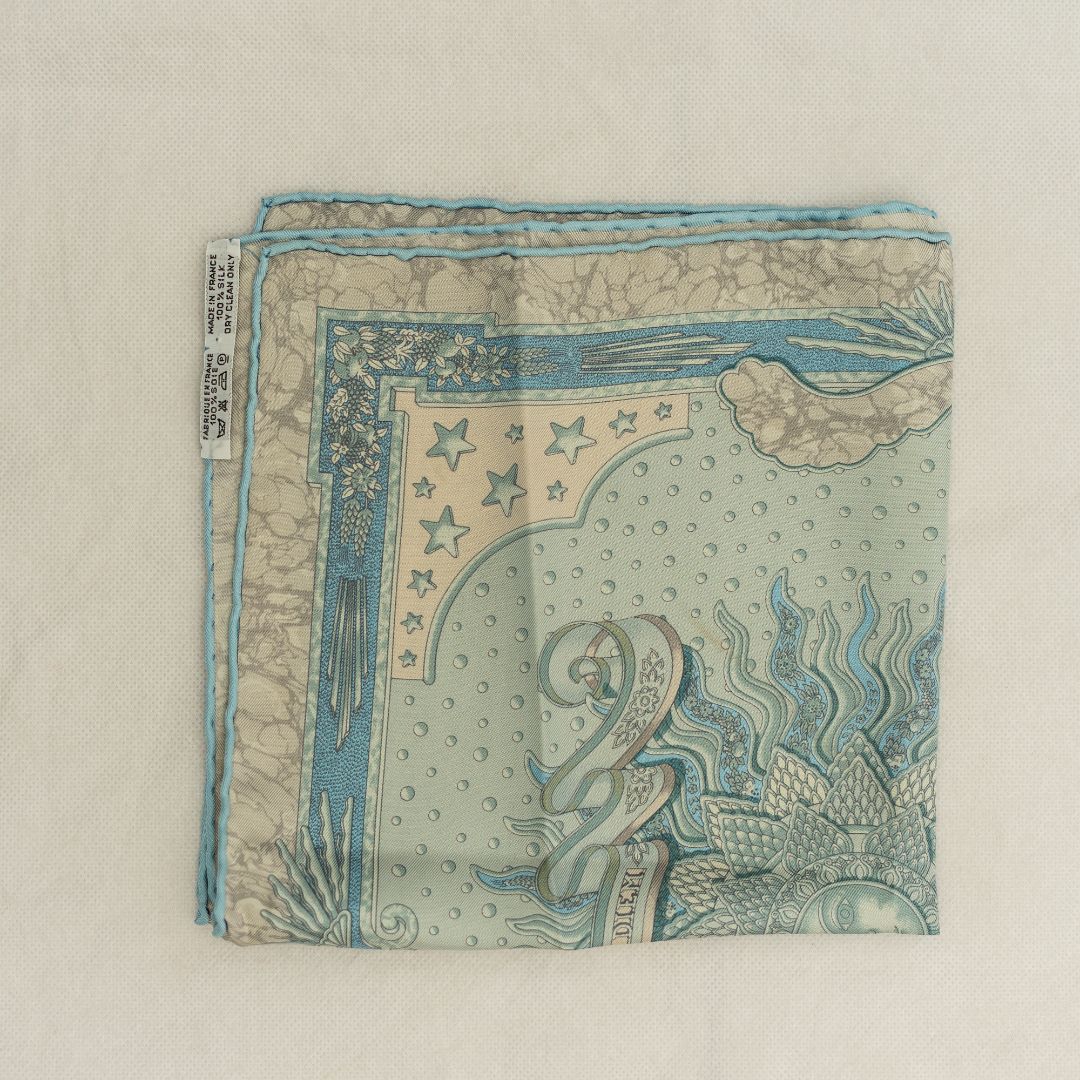 Hermès "Carpe Diem" Silk Scarf